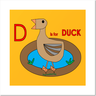 D is for DUCK Posters and Art